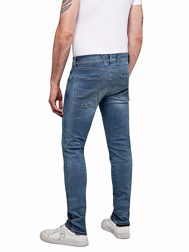 REPLAY Jeans Slim Fit Anbass Hyperflex Bio hellblau